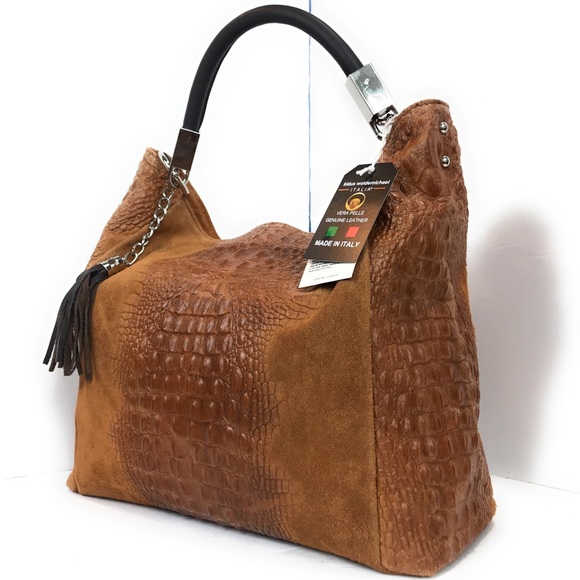 Kidus woldemichael made in Italy hobo leather bag - Picture 4 of 8